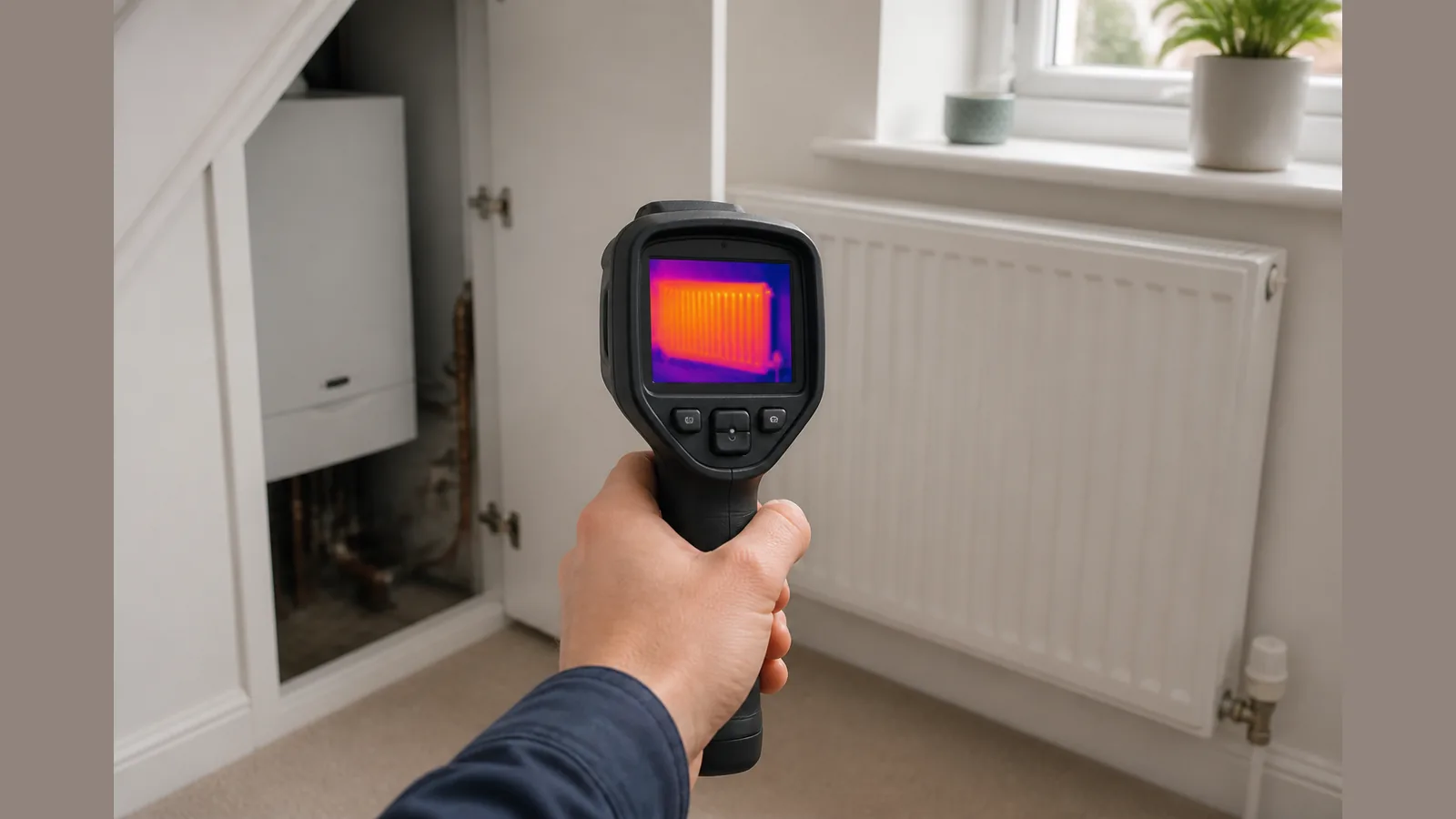 UK guide visual for choose the right size thermal camera UK